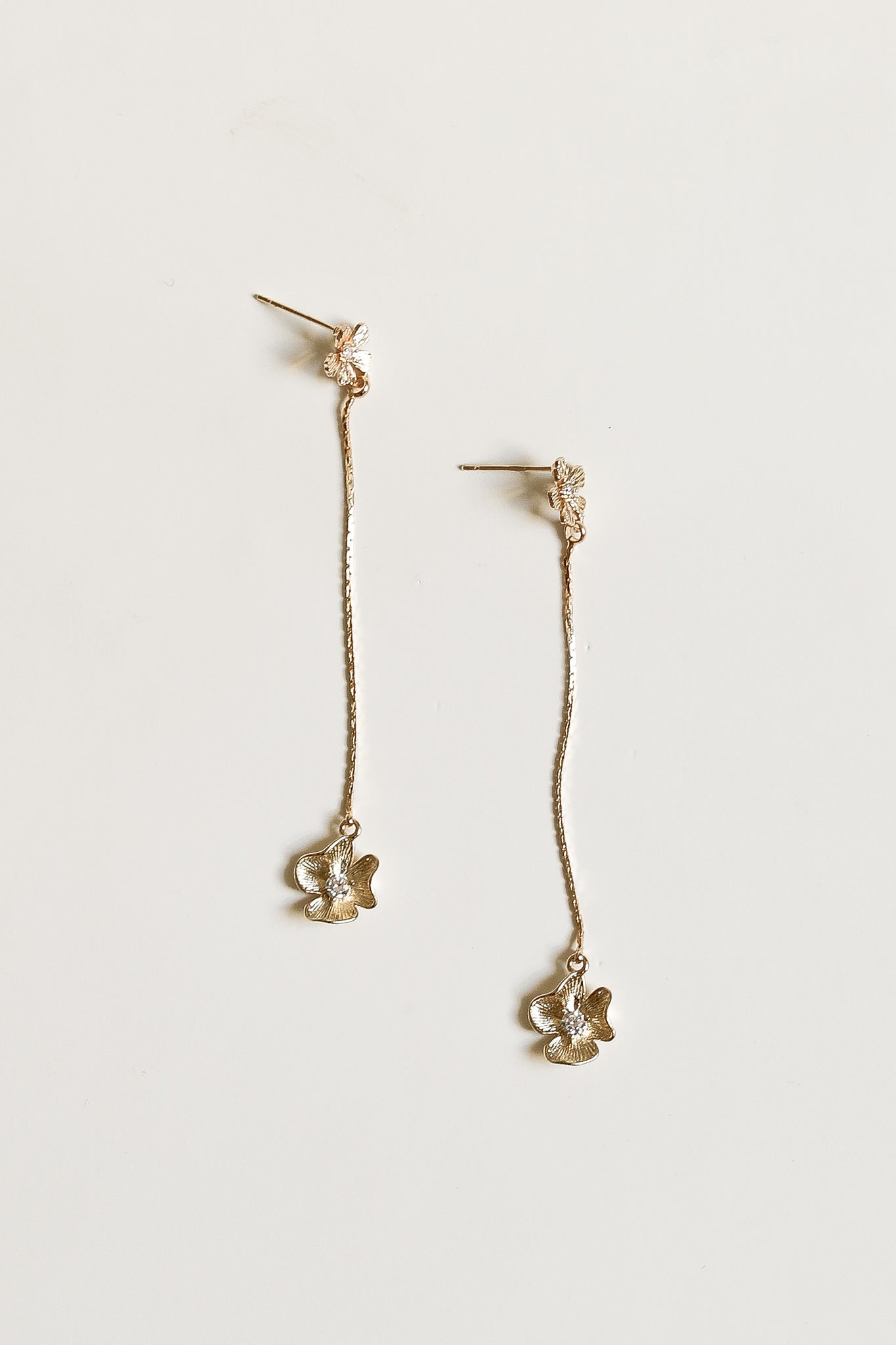 Floral Micro Strand Earrings