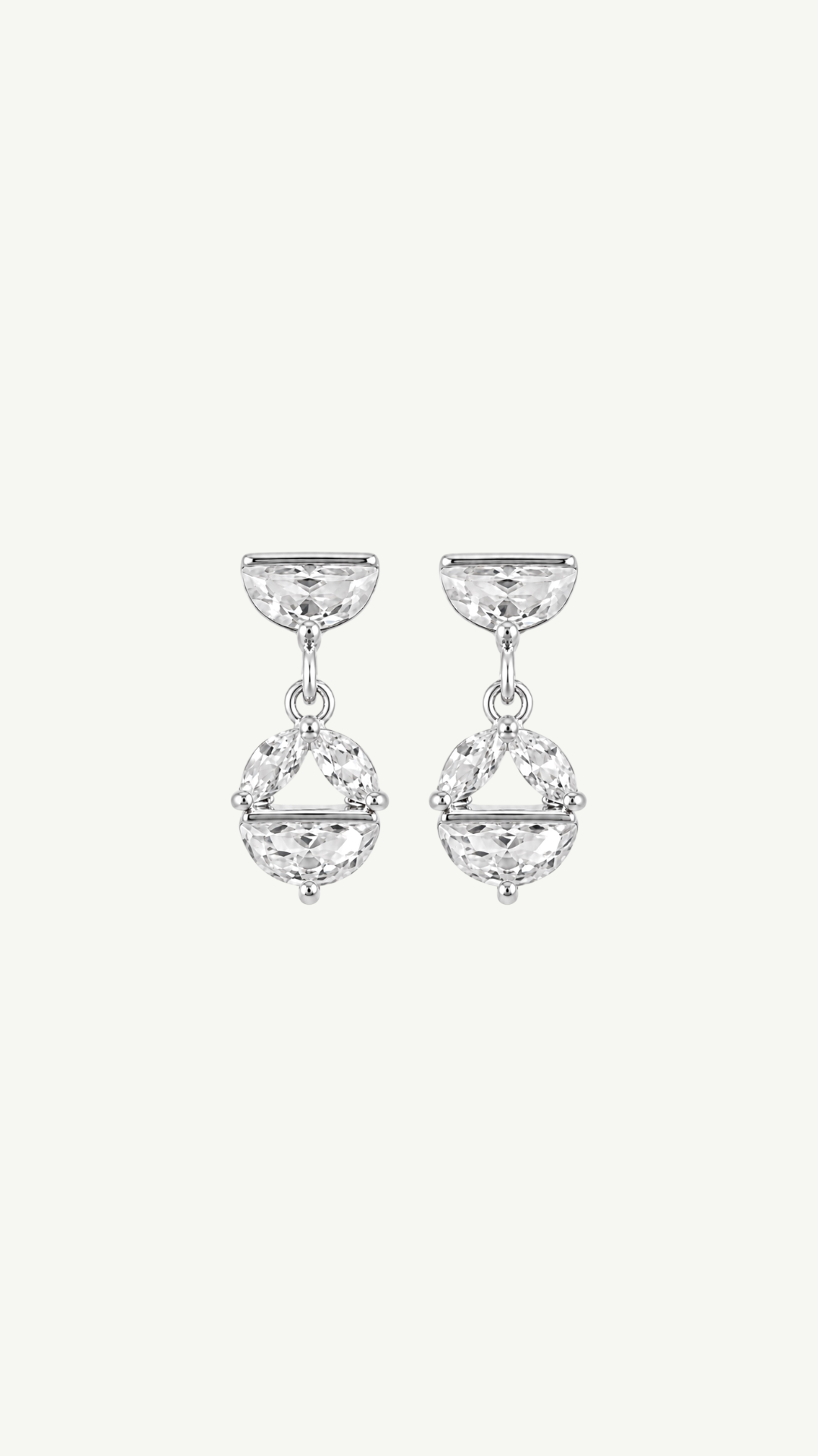 Micro Glass Drop Earrings