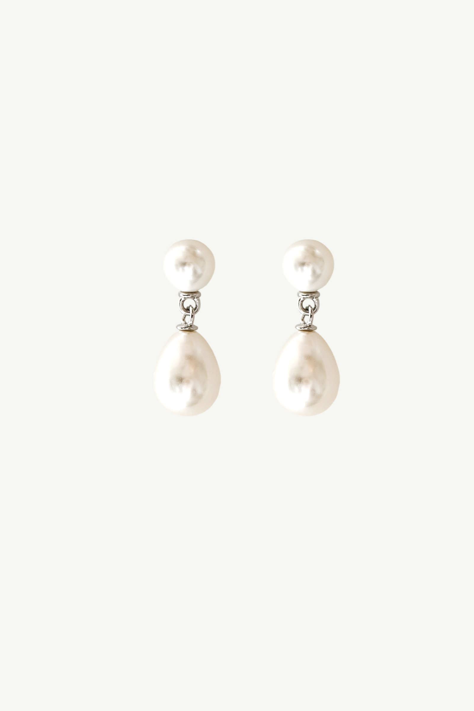 Pearl Double Drop Earrings