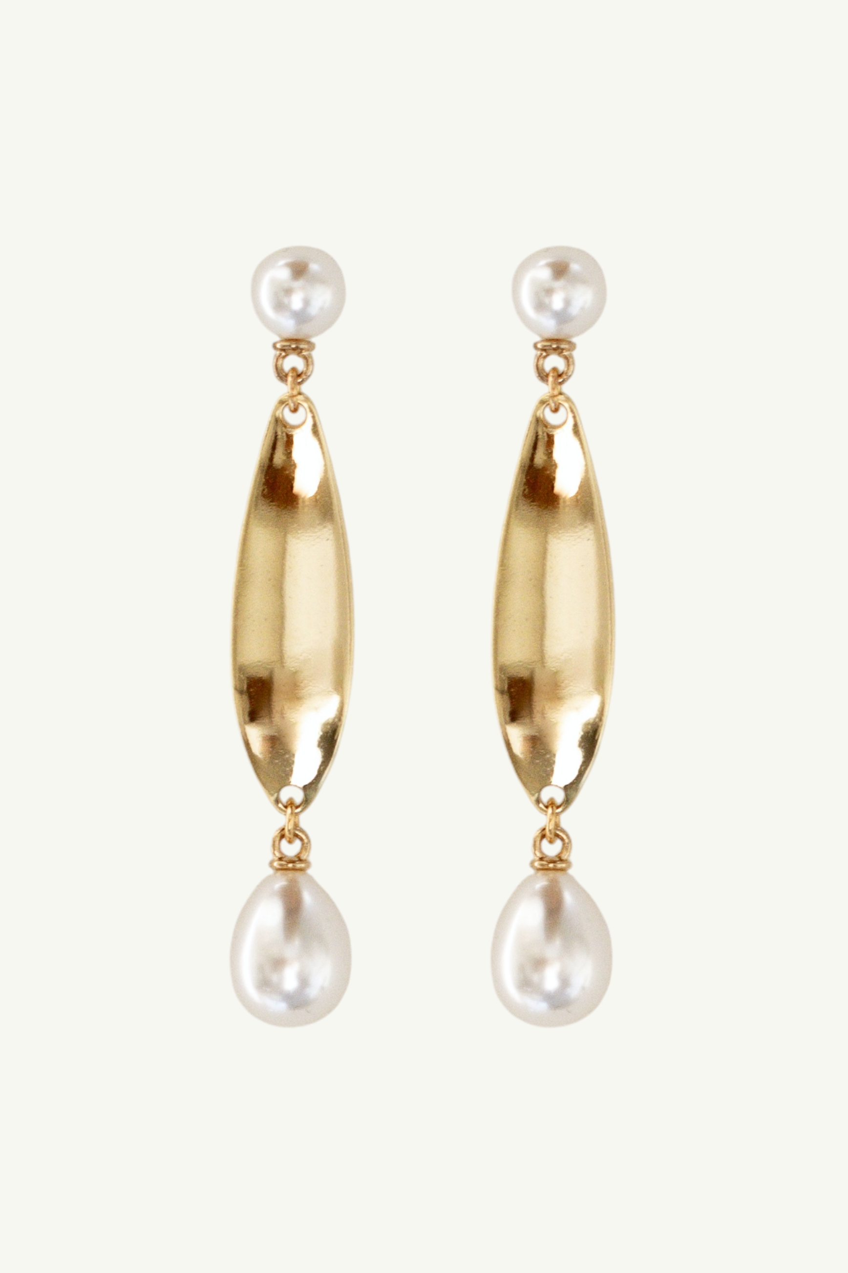 Sculptural Pearl Statement Earrings