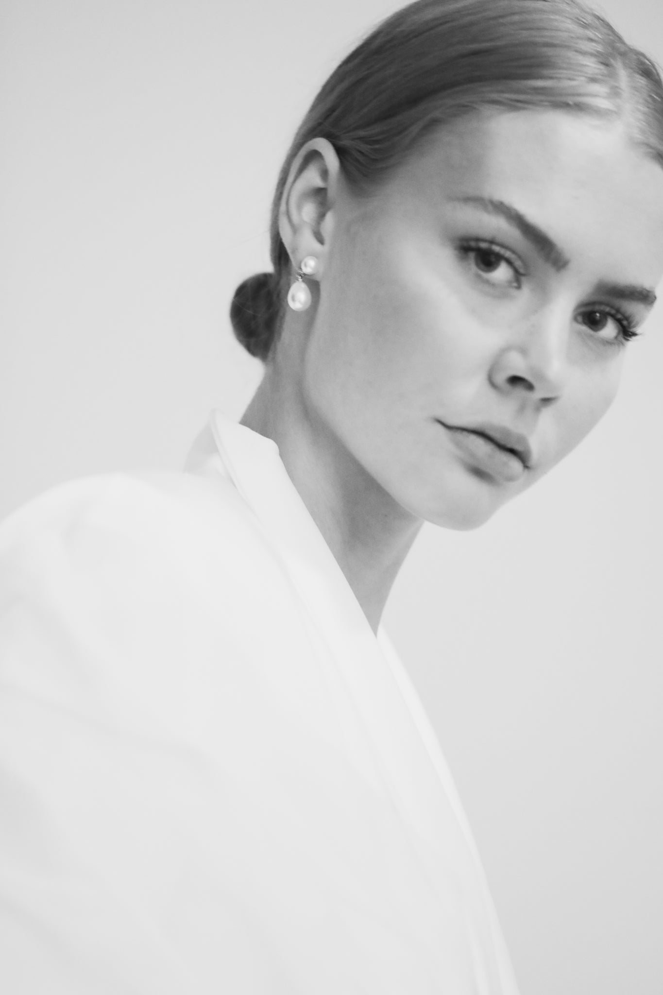 Pearl Double Drop Earrings