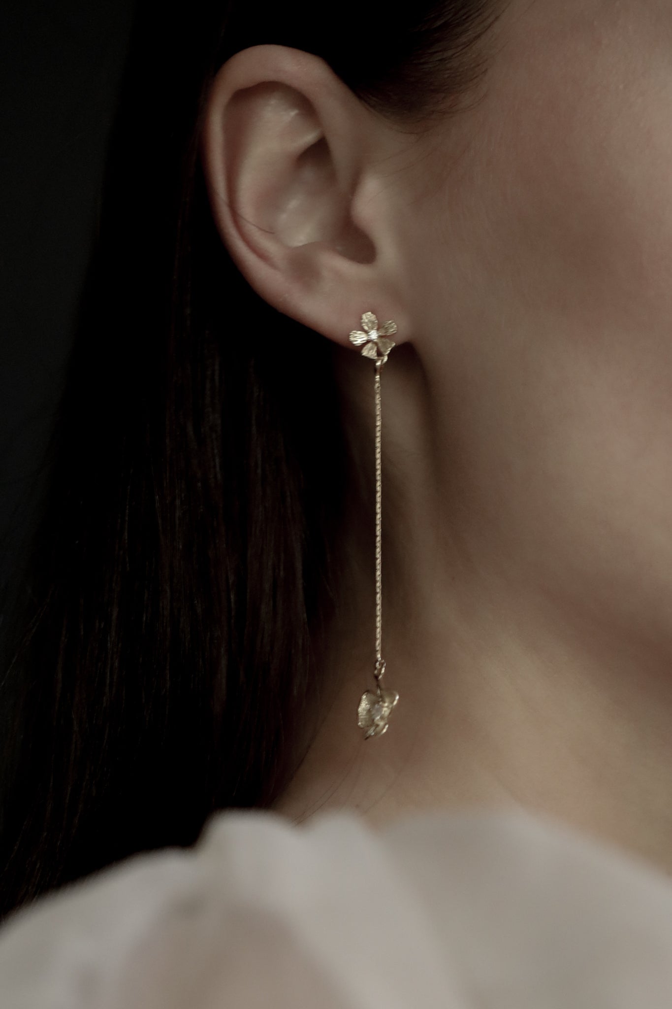 Floral Micro Strand Earrings