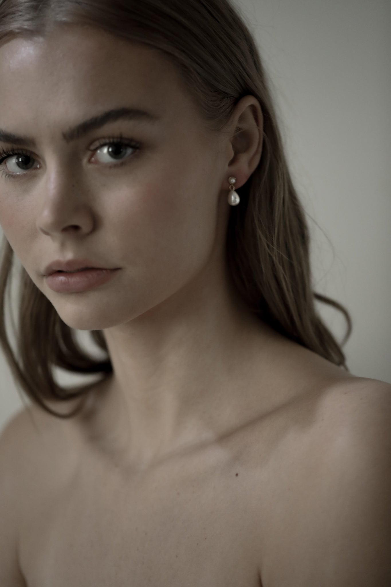 Pearl Micro Drop Earrings