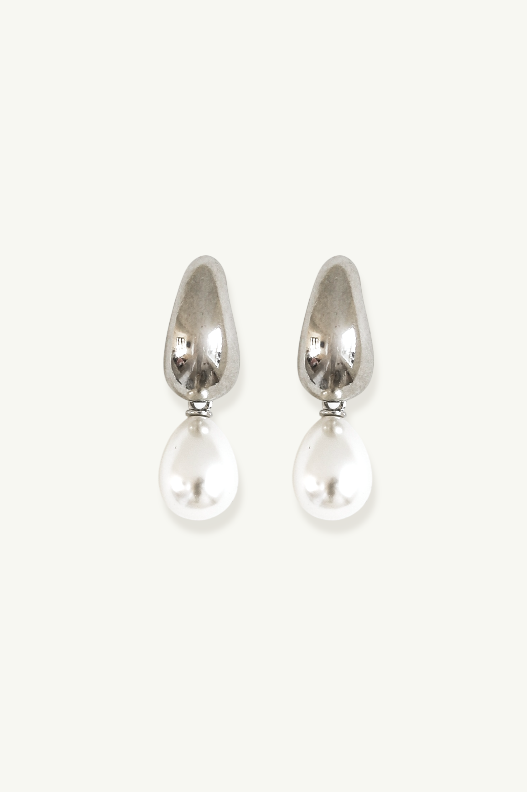 Oversized Orb Pearl Drop Earrings