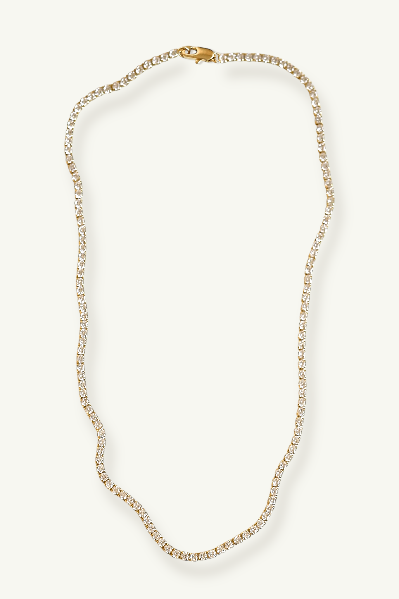 Dainty Crystal Tennis Necklace