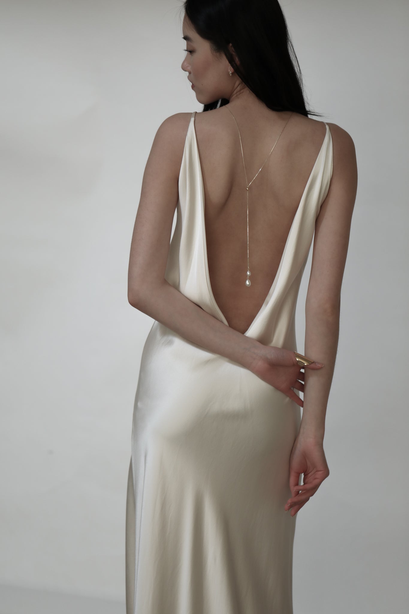 Pearl Lariat Necklace