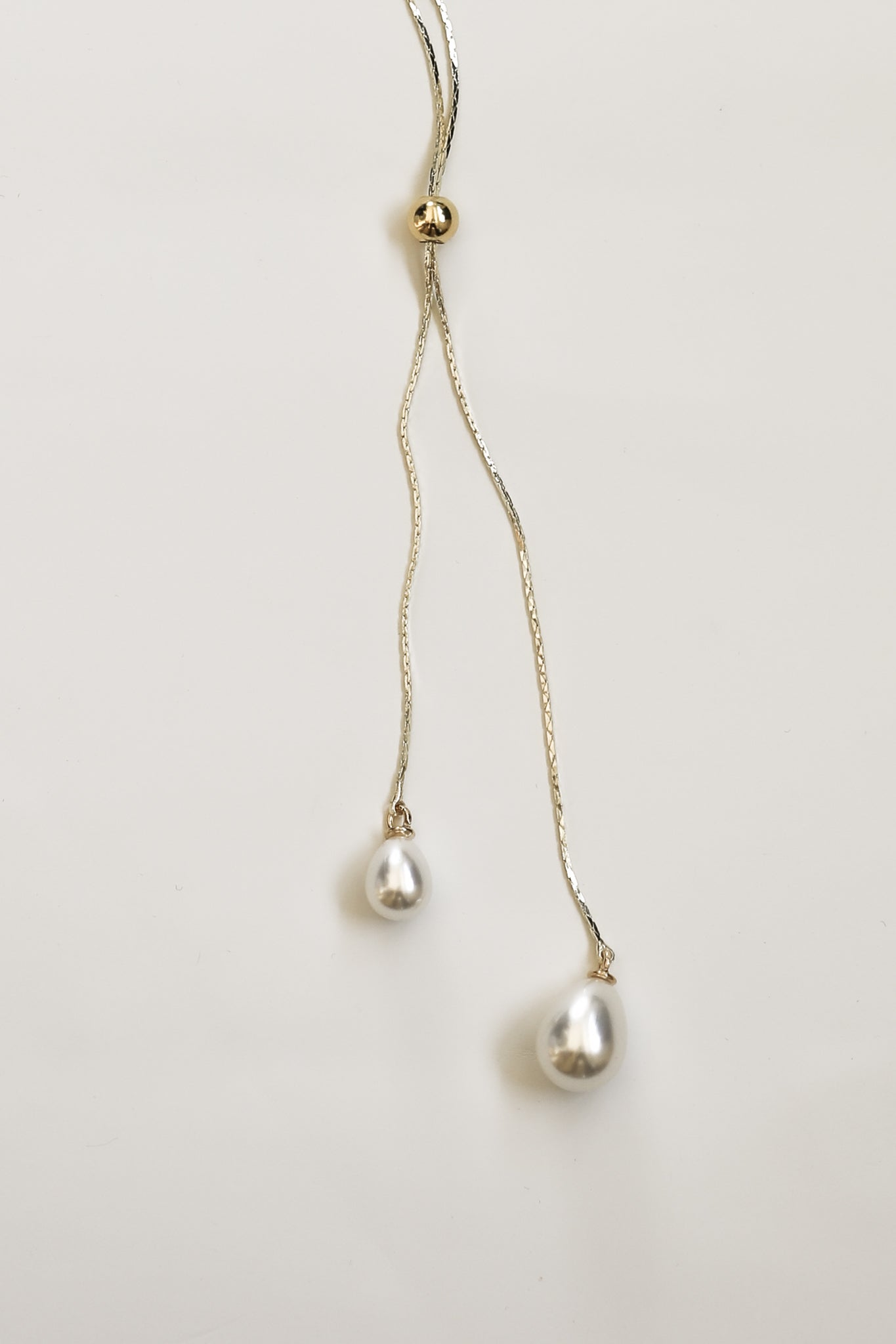 Pearl Lariat Necklace