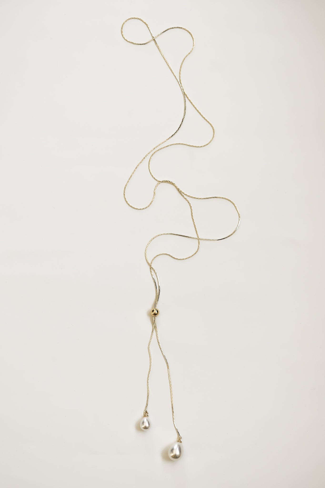 Pearl Lariat Necklace