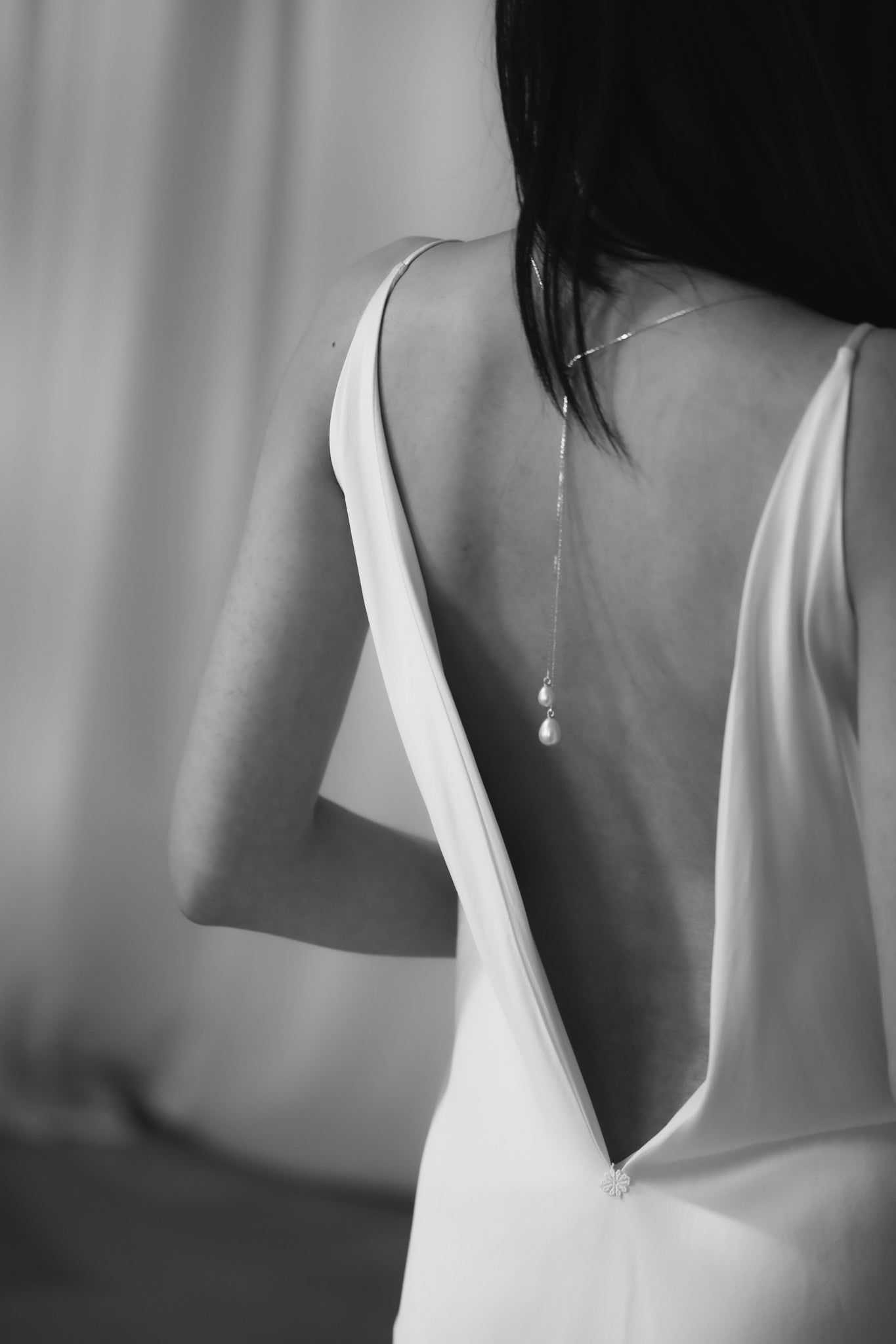 Pearl Lariat Necklace