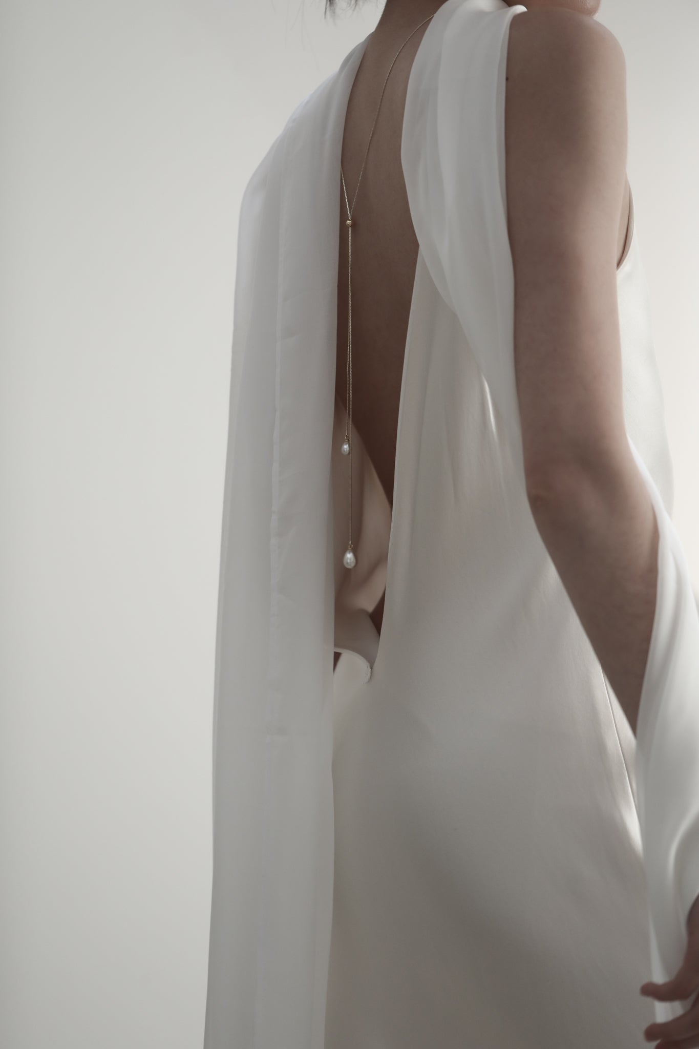 Pearl Lariat Necklace
