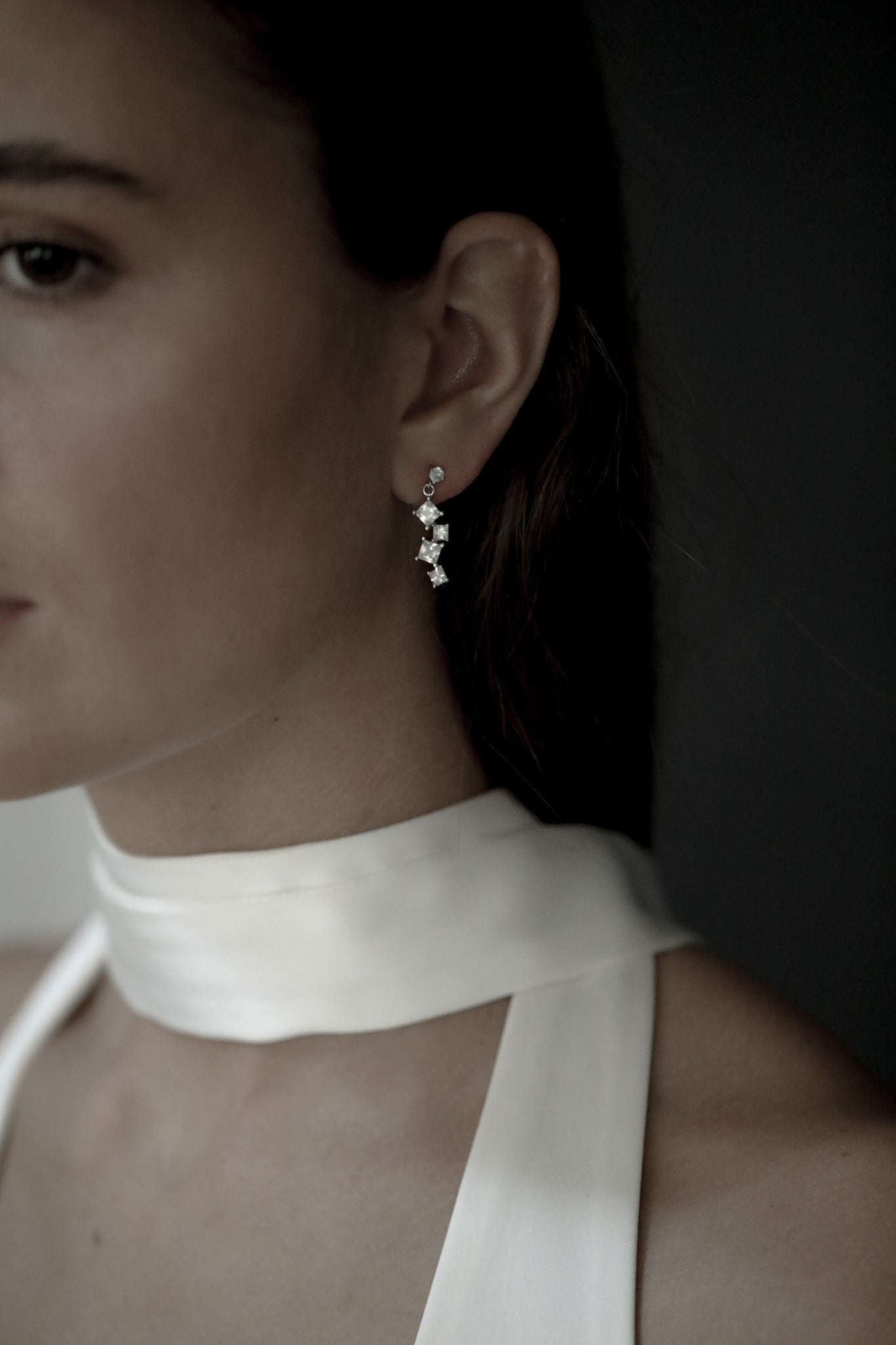 Celestial Crystal Drop Earrings