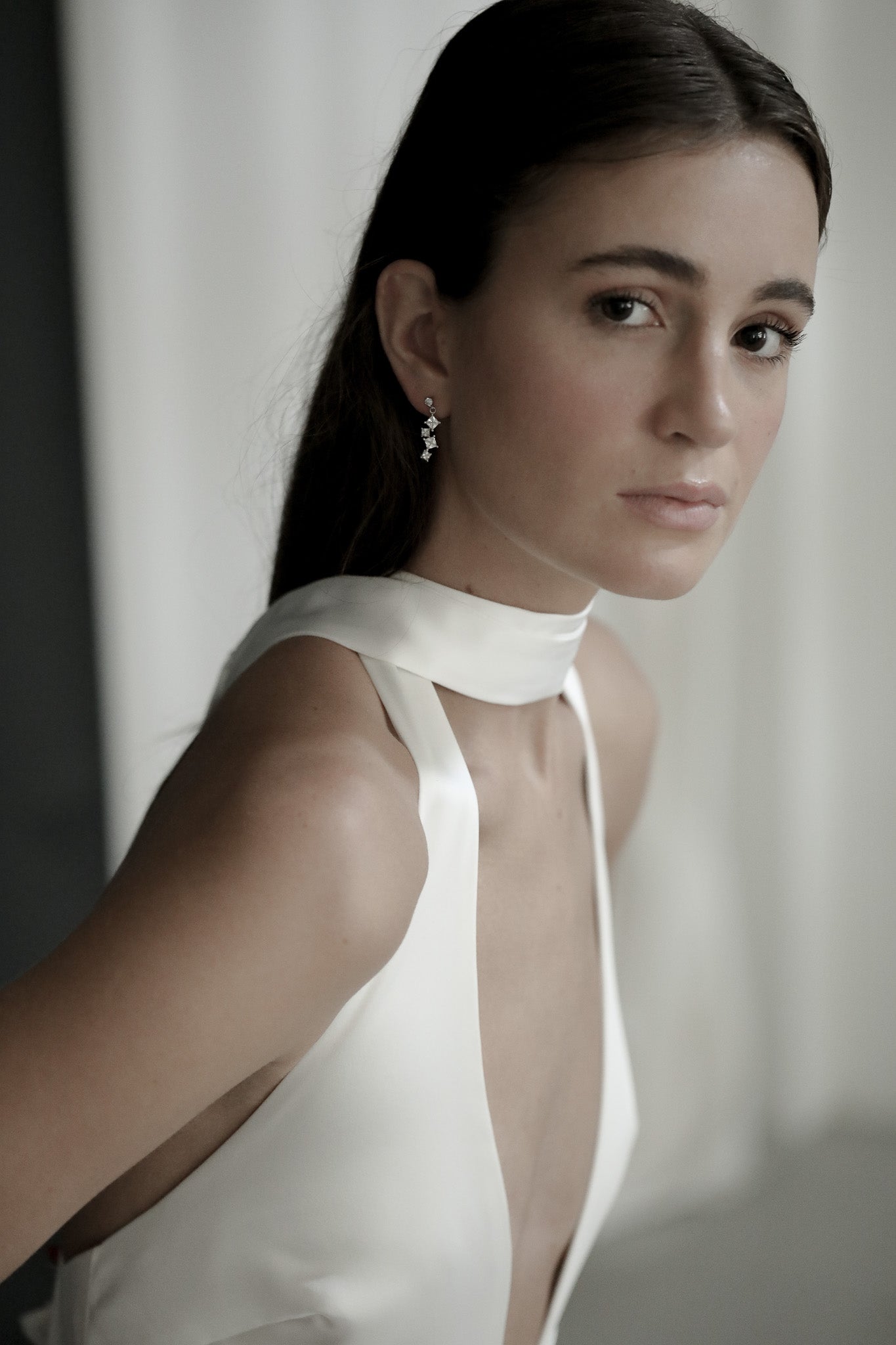 Celestial Crystal Drop Earrings