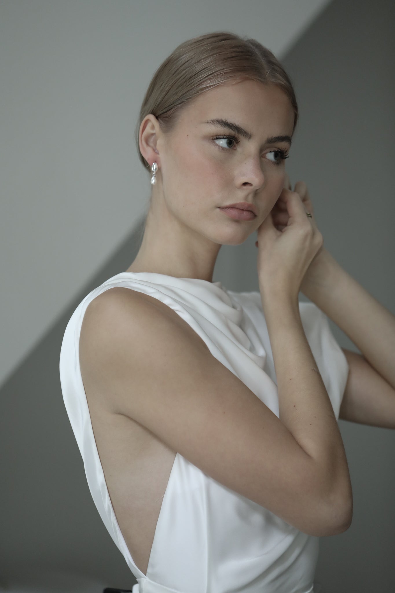 Orb Pearl Drop Earrings