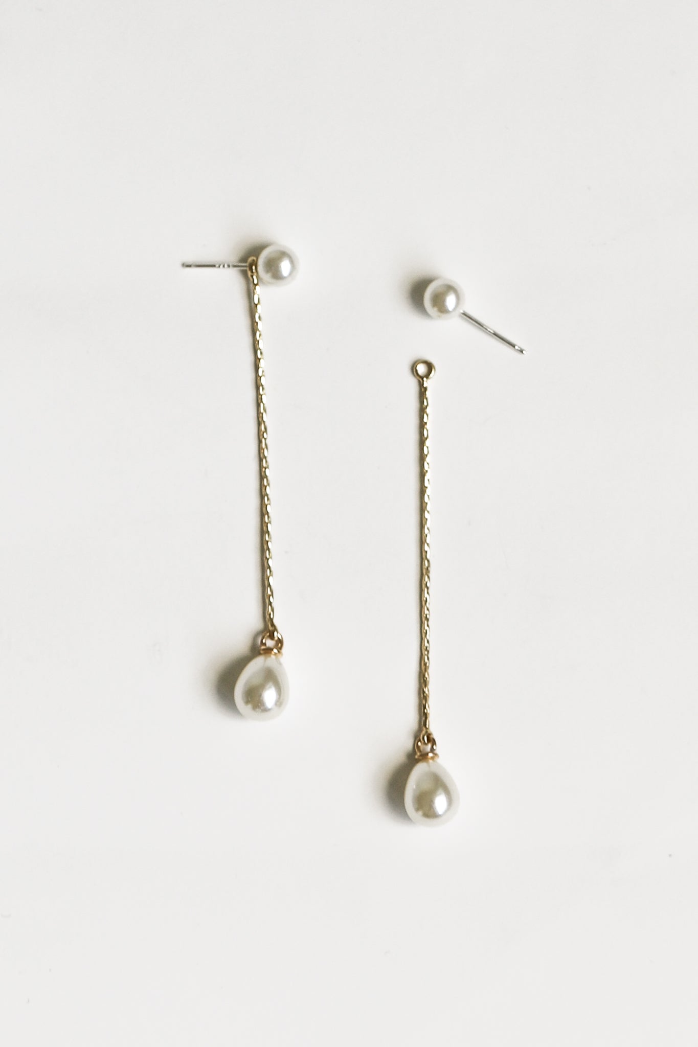 2:1 Pearl Strand Earrings