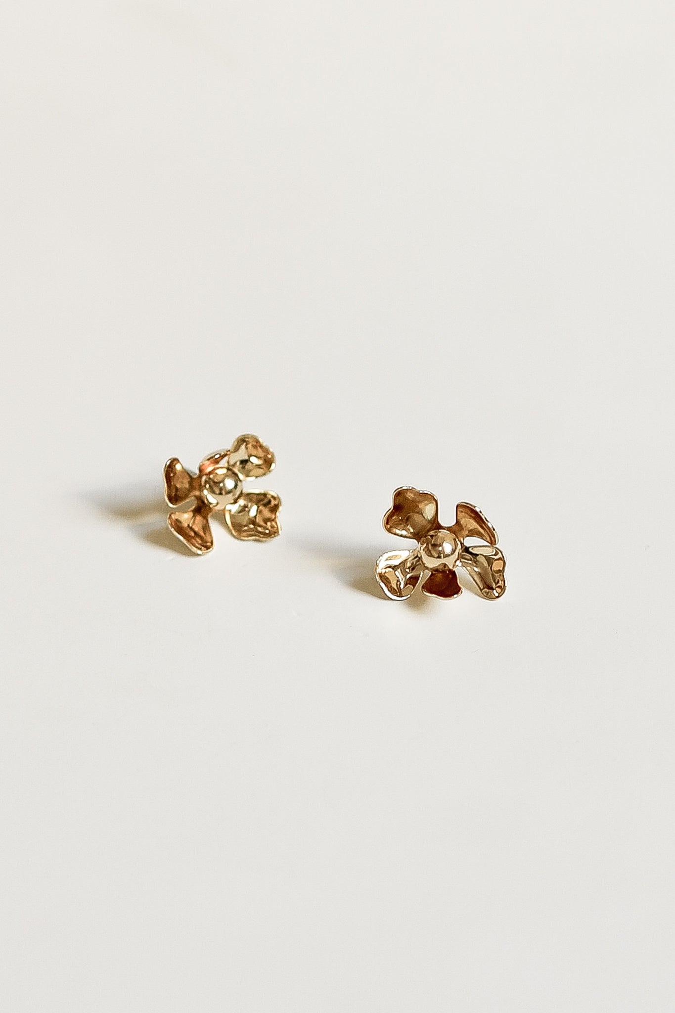 Floral 2:1 Abstract Stud Earrings