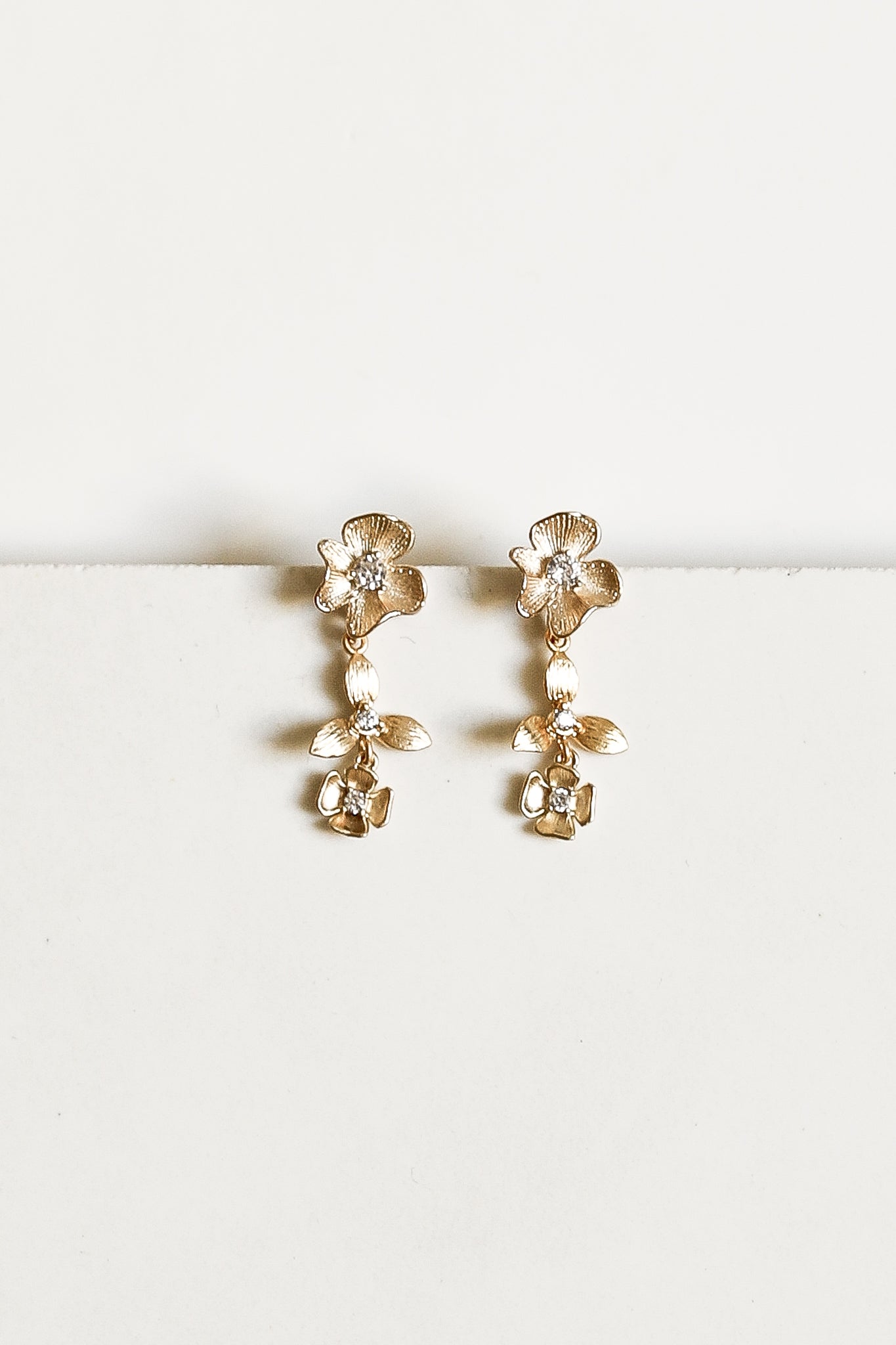 Floral Micro Drop Earrings