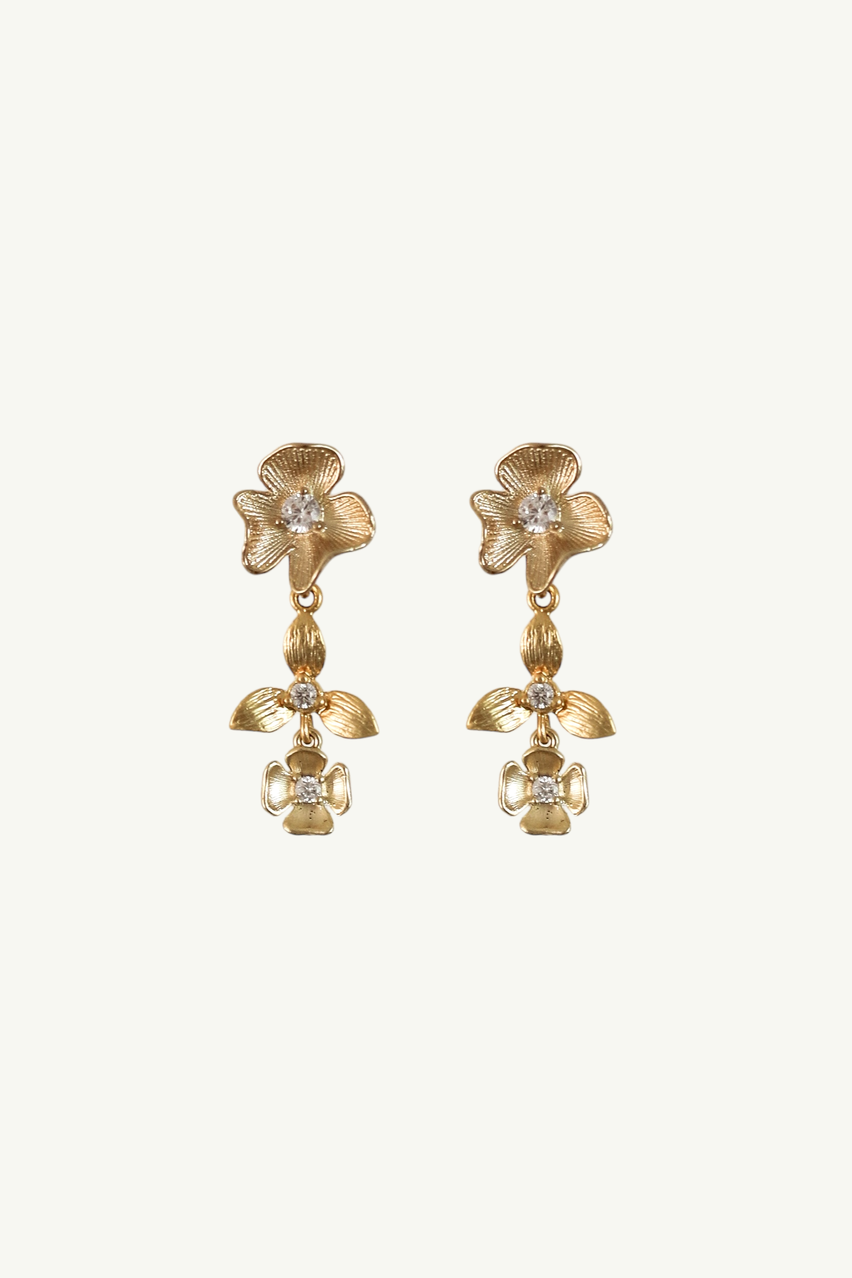 Floral Micro Drop Earrings