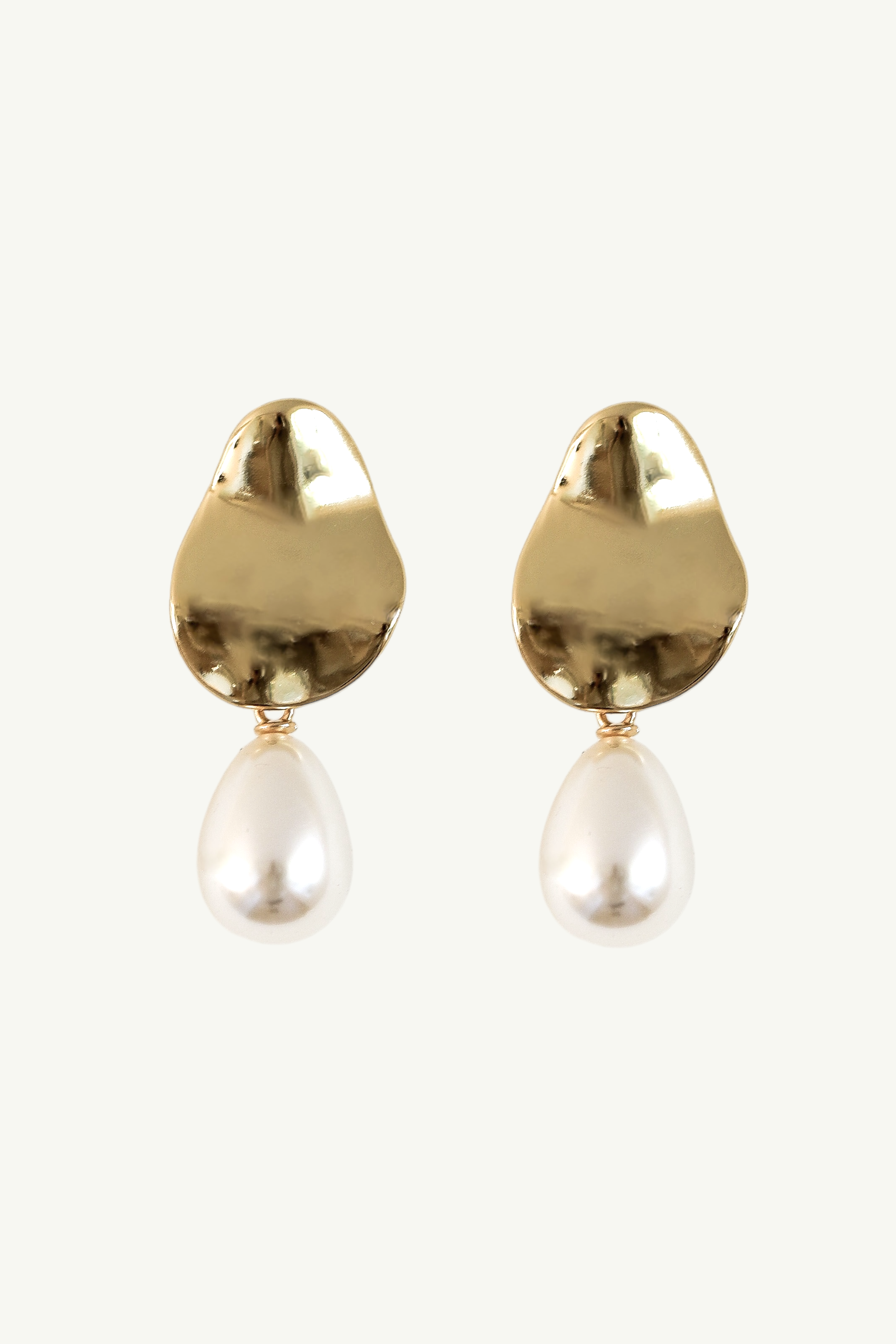 Sculptural Large Pearl Drop