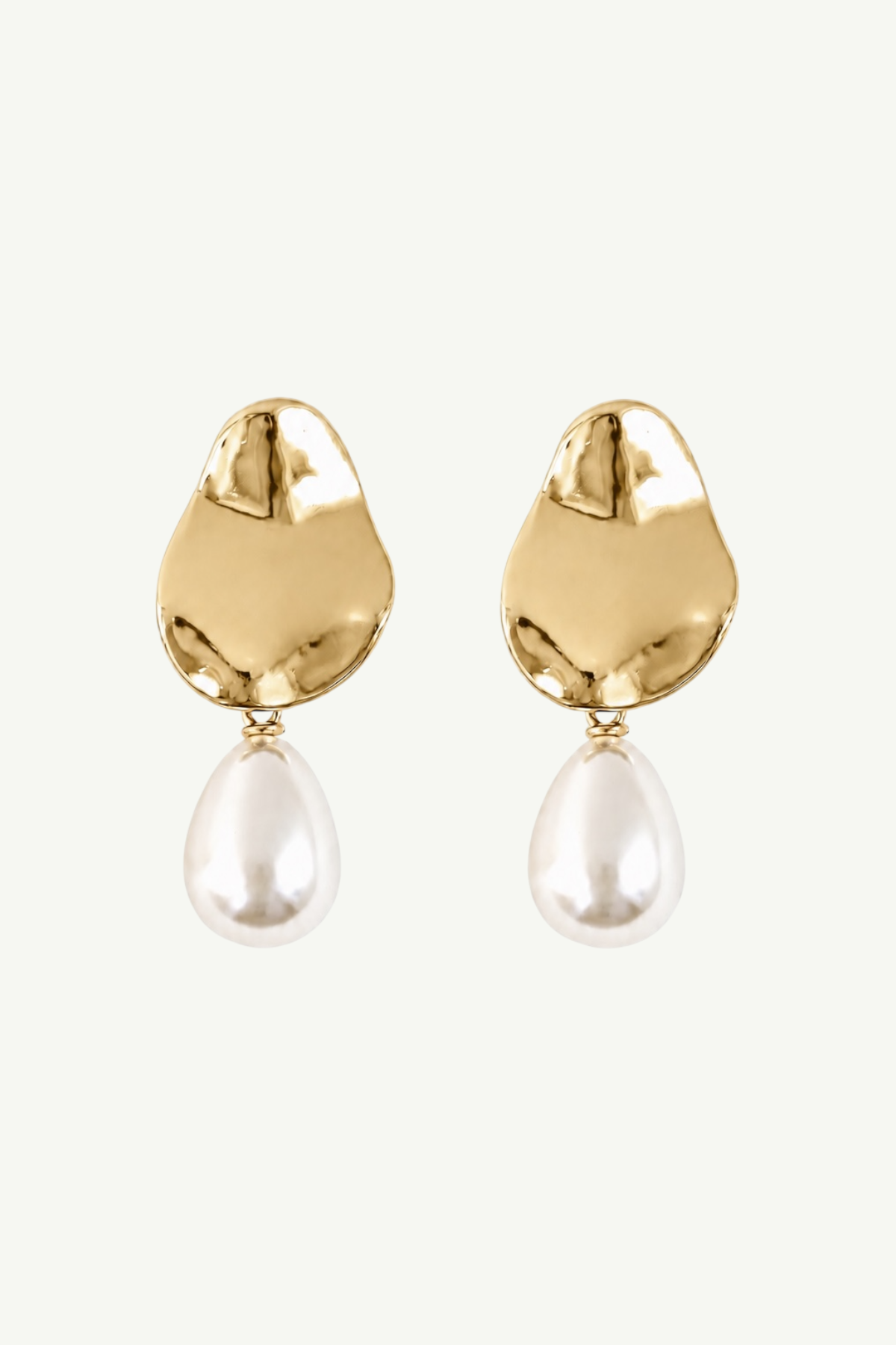 Sculptural Large Pearl Drop