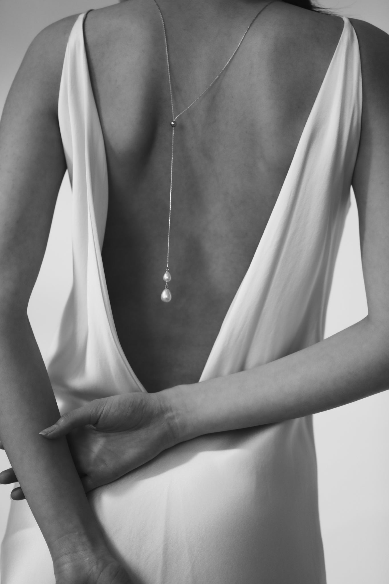 Pearl Lariat Necklace