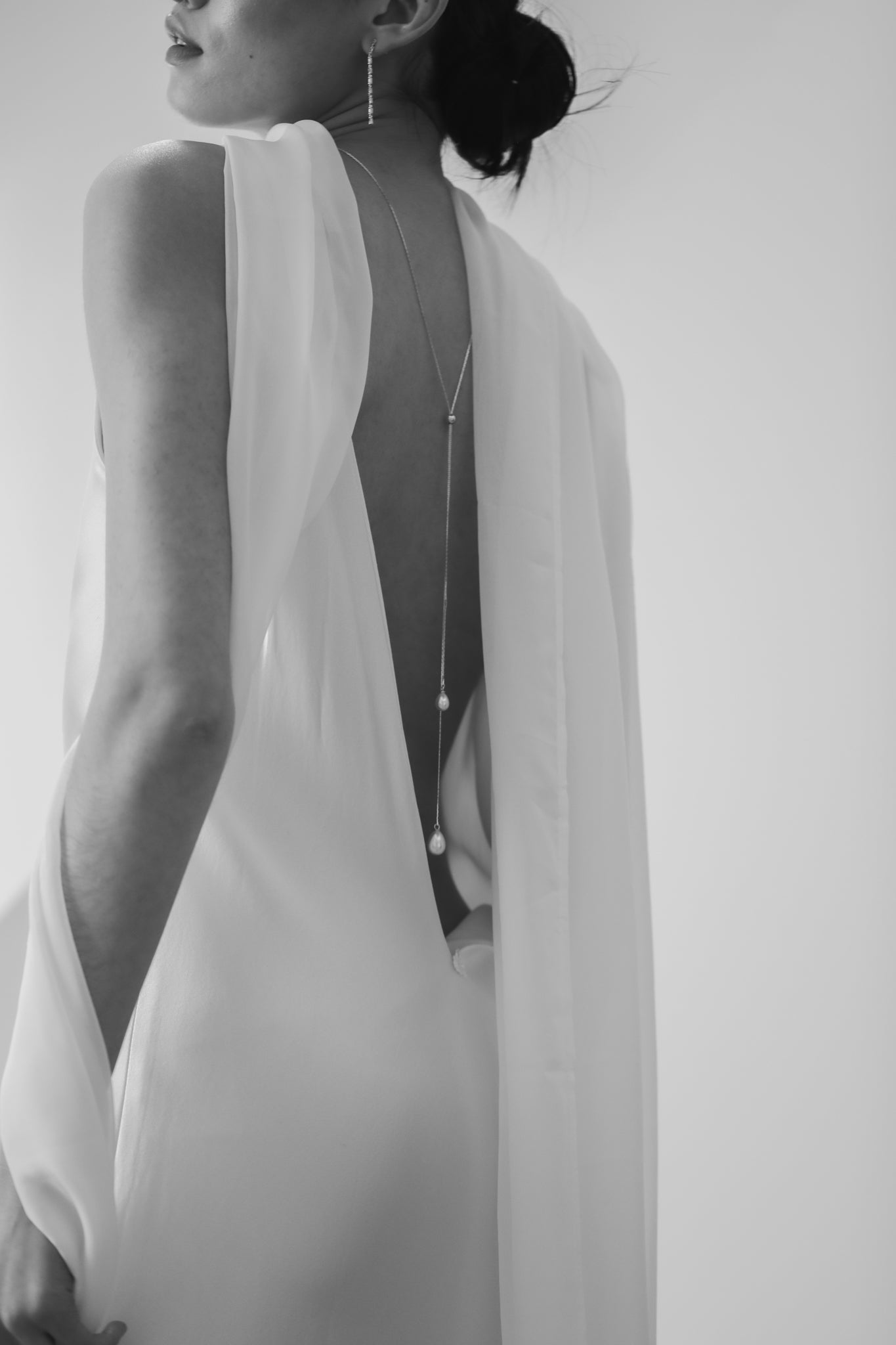Pearl Lariat Necklace