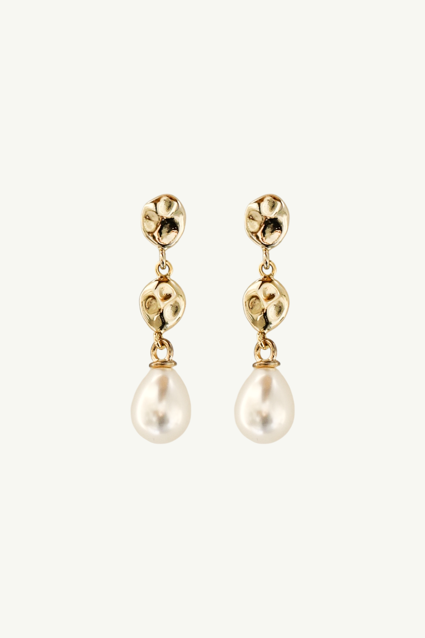 Sculptural Tier Pearl Drop