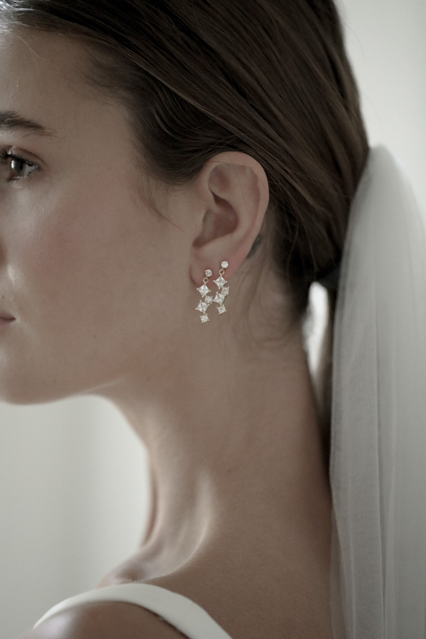 Celestial Crystal Drop Earrings