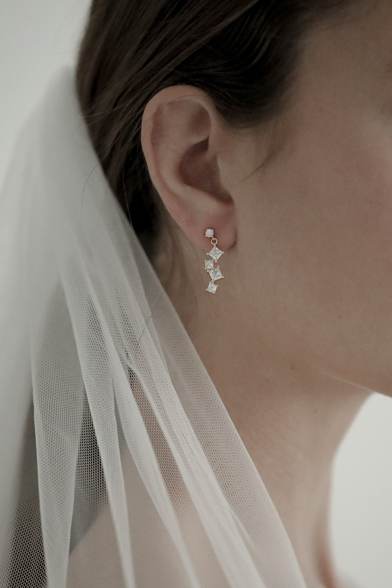 Celestial Crystal Drop Earrings